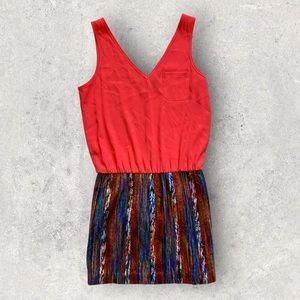 C.Luce Women Orange Dress Size Small